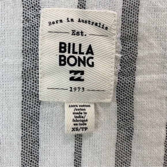 Billabong Lightweight Striped Hooded Top - Picture 2 of 9